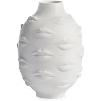 Jonathan Adler Gala Round Vase - White - ONE SIZE