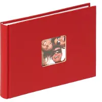 Walther design Fun 22x16 Cm 40 Pages Bookbound Photo Album Punainen