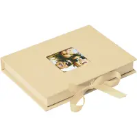 Walther design Fb112h Present Box Fun 13x18 Cm 70 Photos Photo Album Beige