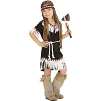 Widmann Native American Lasten Musta Naamiaisasu - X-Large