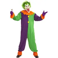 Widmann Evil Joker Clown Naamiaisasu - Small