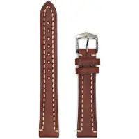 Hirsch Liberty kullanruskea artisaani nahkaranneke 1090 02 10 24mm