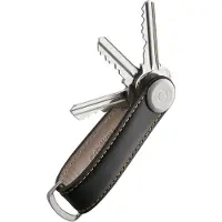 OrbitKey - Leather Key Organiser - Espresso/Brown