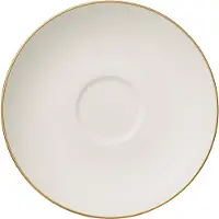 Villeroy & Boch Anmut Gold -teelautanen Valkoinen