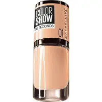 Maybelline , Color Show 60 Seconds, Nail Polish, Nr. 1, Go Bare, 7 ml