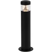QAZQA Moderni ulkovalaisin musta 40 cm IP44 sis. LED - Roxy