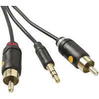 InLine 2 x RCA male - 3.5 mm male cable 5 m