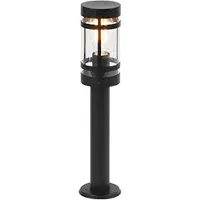 QAZQA Moderni ulkovalaisin musta 50 cm IP44 - Gleam
