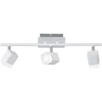 TRIO LED-kattospotti Trio Roubaix 145x480x90 mm mattavalkoinen