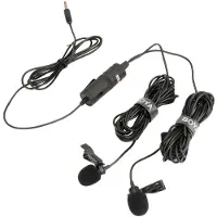 Boya BY-M1DM Double Mosquito Microphone 3,5mm Musta
