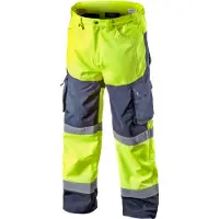 GRUPA TOPEX Huomioväriset softshell-työhousut, keltaiset, koko L