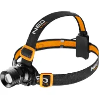 Neo Tools led-ajovalaisin, 3xaa, musta, zoom-toiminto, alumiini, 250 lumenia