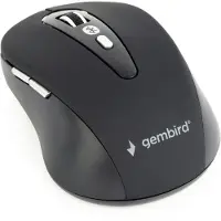 Gembird MUSWB-6B-01, Oikeakätinen, Optinen, Bluetooth, 1600 DPI, Musta
