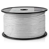 Nedis CSBR4050WT1000 4G/LTE suojattu 75 Ohm 100.0 m Koaksiaalikaapelikela