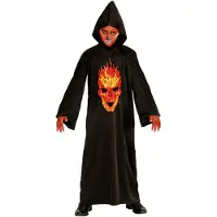 E-Carnavalskleding.nl Demoniviikatemiehen naamiaisasu lapselle - 8-10 vuotta (140 cm)