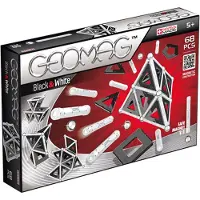 Geomag Rakennussarja Musta & Valkoinen - 68 kpl.