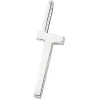Design Letters 10Mm 925 Sterling Silver A-Z - Silver - ONE SIZE