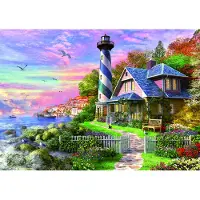 Educa Lighthouse at Rock Bay 1000p palapeli