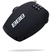 BBB MiniCase BBL-53 Pyörälukko Ø1,6mm, musta 67cm 2022 Polkupyörän lukot