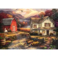 Grafika Chuck Pinson - Relaxing on the Farm 1500p palapeli
