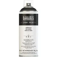 LIQUITEX Spray Paint, Musta, Spraymaali, Nestemäinen, 400 ml, 1 kpl