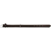 Hunter - Koiran kaulapanta Softie tekonahka ruskea/musta S 45cm - Koirat - Kaulapannat