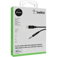 Belkin Lightning To 3.5 mm Audio Cable 0.9m Musta