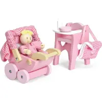 Le Toy Van Nukkekodin Kalusteet Vauvanhuonesetti 5