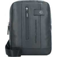 Piquadro Urban Crossbody-laukku Nahka 21 cm Musta