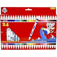 Adlibris Fibre Pens Double Tip 24 Kpl