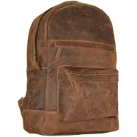 Greenburry Vintage Yritysreppu Nahka 42 cm Kannettavan tietokoneen taskun syvyys Ruskea