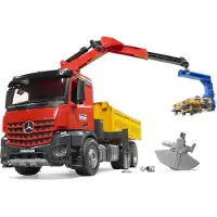 Lastenlelut Bruder 3651 MB Arocs ja lastauskurki 1:16