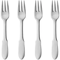 Georg Jensen Mitra matta kakkuhaarukka 4-pakkaus
