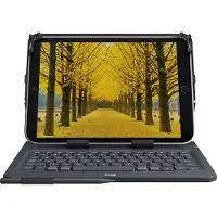 Logitech Universal Folio - Näppäimistö- ja kalvokotelo - langaton - Bluetooth 3.0 - tanska/suomi/norja/ruotsi