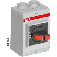 ABB Turvakytkin 3-napainen 16A M25 musta kahva OTP16K3M25