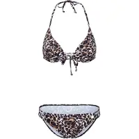 LASCANA Bikini ecru / ruskea / musta
