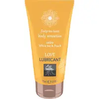 Shiatsu Love voitelugeeli maustettu White Tea & Peach 75 ml