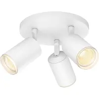 Philips Hue White and Color Ambiance Fugato älyspottivalaisin, valkoinen, 3 x 4.2W, GU10