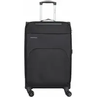Gabol Zambia Soft Spinner Expandale 78l Trolley Musta