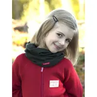 RUSKOVILLA lasten tuubihuivi villaa Musta