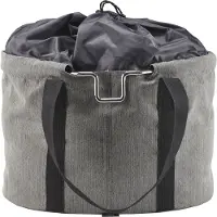Klickfix Shopper Pro pyörälaukku , harmaa