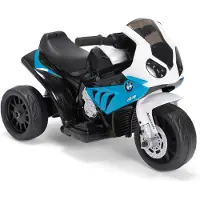 Leggodt BMW S1000 lasten sähkömopo, sininen