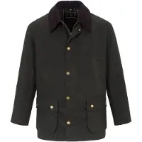 Barbour Ashby Wax Jacket - Khaki green - M
