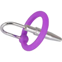 Penisplug You2Toys - - silikoninen terssirenkaan ja kartiomaisen dilataattorin yhdistelmä (lila-hopea)