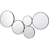 Broste Copenhagen Spejl 'Kunst' - Black - ONE SIZE