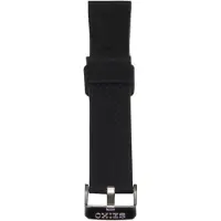 Seiko 5 Sports sarjan musta silikoniranneke R045011N0