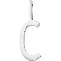 Design Letters 10Mm 925 Sterling Silver A-Z - Silver - 10 MM