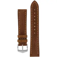 Hirsch Lucca kullanruskea nahkaranneke 049 02 0 70 24mm