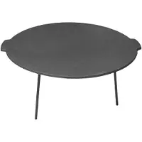 Mustang valurautainen muurinpohjapannu 45 cm musta jaloilla