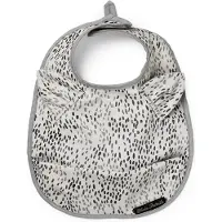 Elodie details Baby Bib - Dots Of Fauna - Grey - ONE SIZE